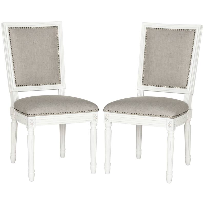 SAFAVIEH Sharen Rectangular Dining Chair (Set of 2). - 20"W x 24"D x 38"H