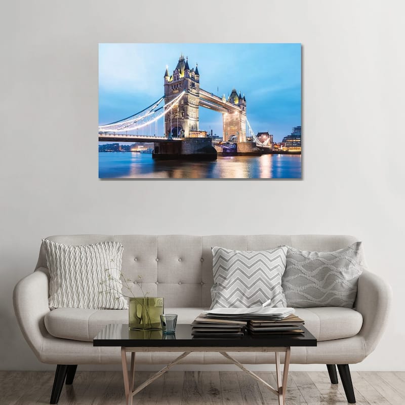 iCanvas "Tower Bridge At Night, London, UK II" by Matteo Colombo Canvas Print - 32x48x1.5