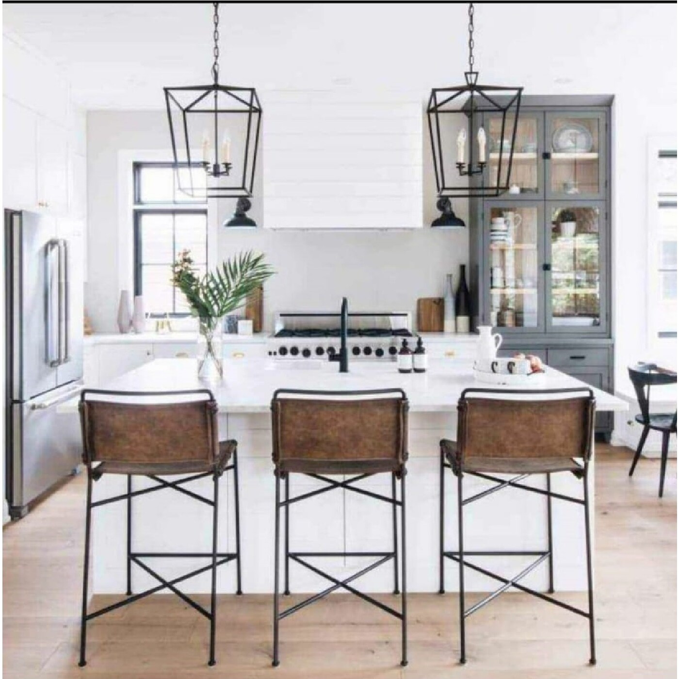 Industrial bar stools store set of 3