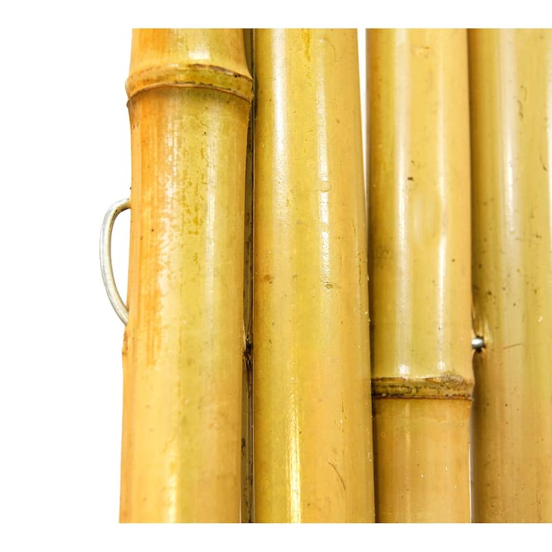 Natural Bamboo Fence Easy Installation 4 ft H x 8 ft L x 1 in D