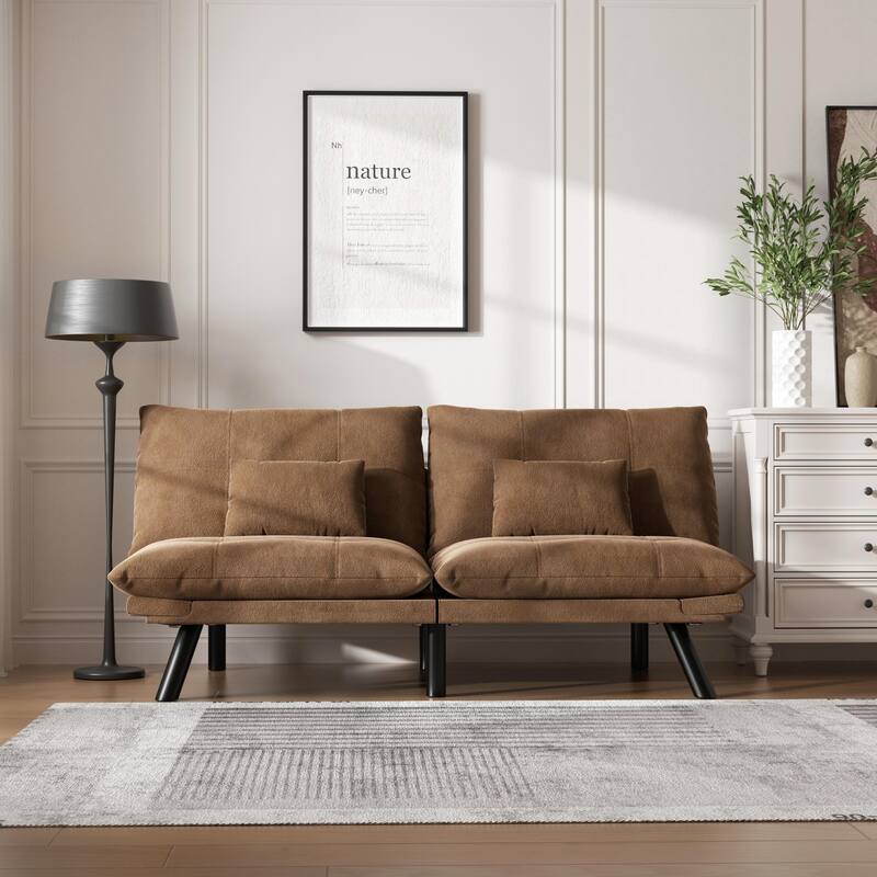 70.87" Modern Comfy Convertible Folding Sofa Bed