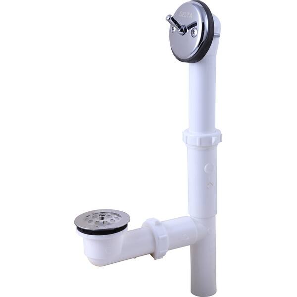 Shop Delta Rp391 Tub Drain Kit With Overflow Chrome Overstock 16319105