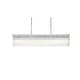 preview thumbnail 1 of 3, Holden 49 Inch Rectangular Chandelier Chrome