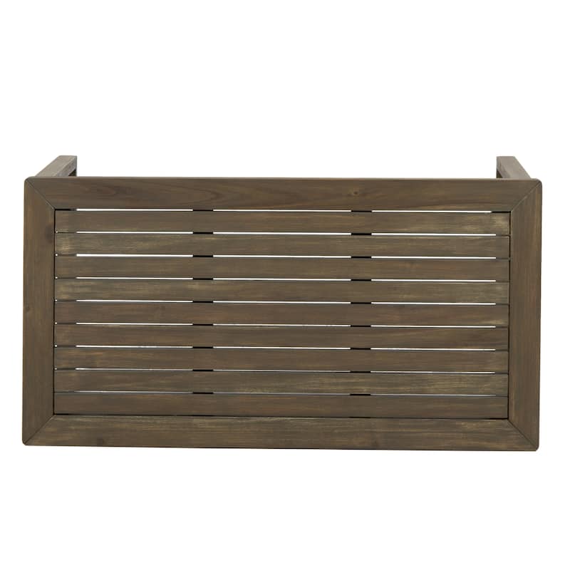 Samwell Acacia Wood Outdoor Loveseat and Coffee Table Set by Christopher Knight Home