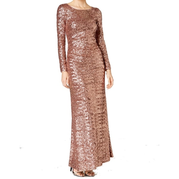 vince camuto rose gold dress