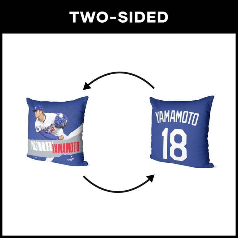 MLB Los Angeles Dodgers Player 18 Inch Throw Pillow