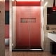 preview thumbnail 11 of 24, DreamLine Unidoor Plus 46-46 1/2 in. W x 72 in. H Frameless Hinged Shower Door - 46" - 46.5" W Chrome Finish