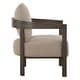 preview thumbnail 2 of 3, Uttermost 23832 Sienna 27" Wide Wood Framed Polyester Accent Chair
