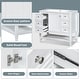 preview thumbnail 27 of 28, 36" Bathroom Vanity with Sink Combo, One Cabinet and Three Drawers, Solid Wood and MDF Board