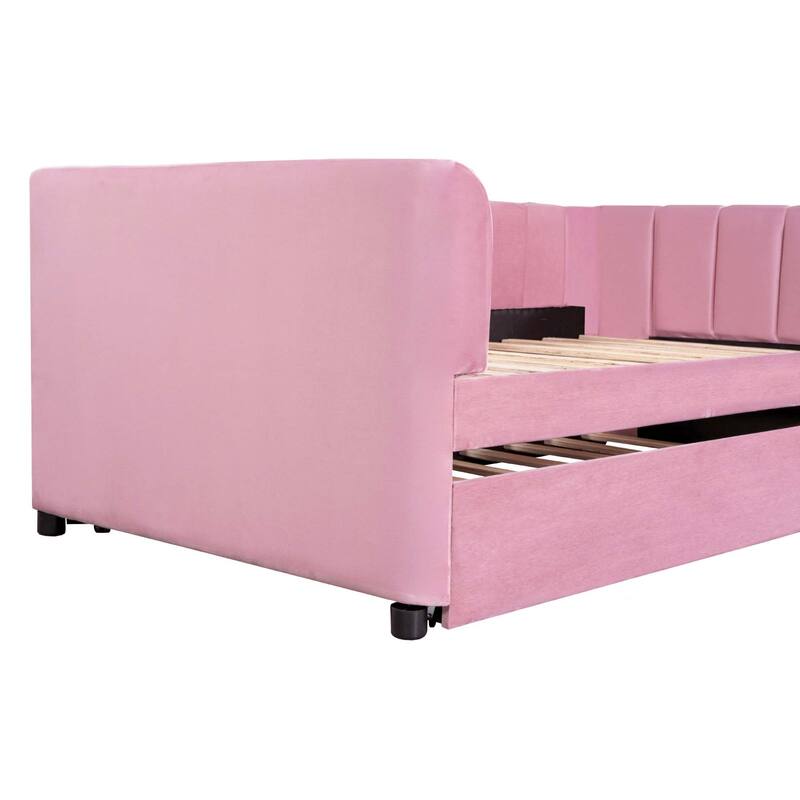 Twin Size Daybed with Ergonomic Design Backrest