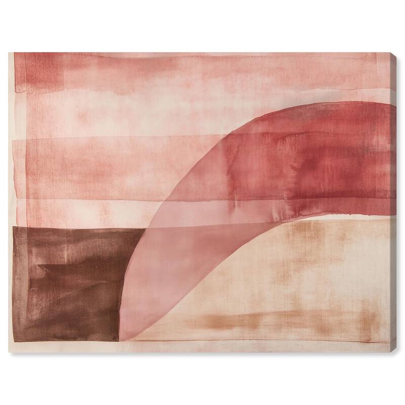 Faded Crimson Canvas by Art Remedy, Gallery Wrapped - 30" x 24"
