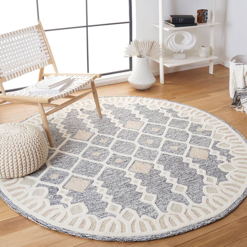 SAFAVIEH Handmade Artistry Bensu Moroccan Boho Wool Rug
