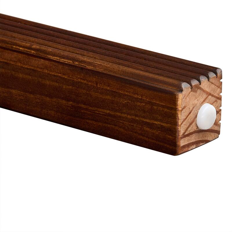 52 Inch Fluted Wood Console Table with 3 Drawers and Solid Wood Legs for Living Room Entryway Decor