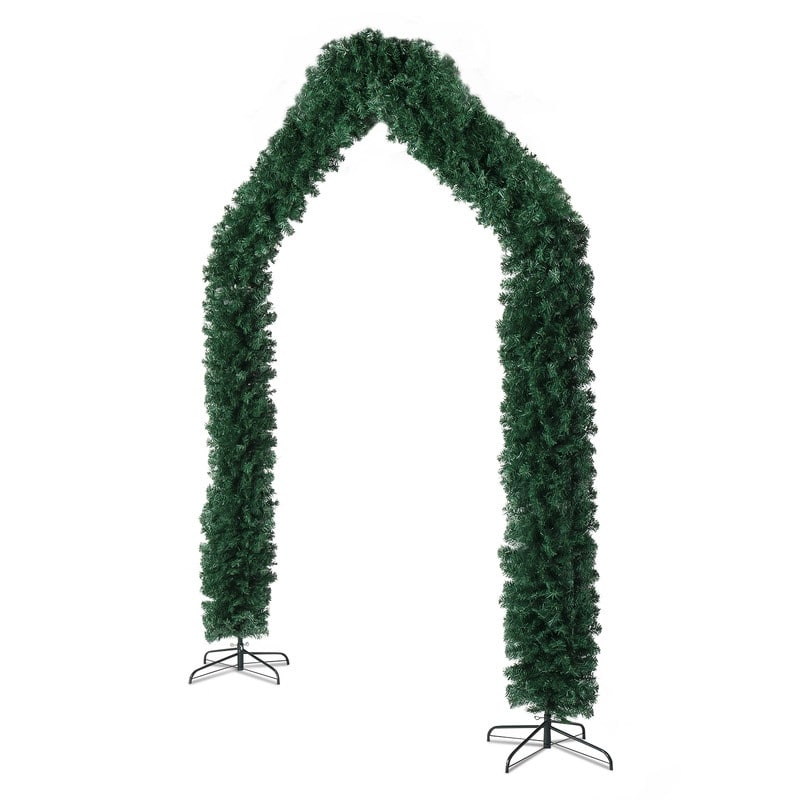 8.5FT. PVC Green Archway Outdoor Christmas Decoration