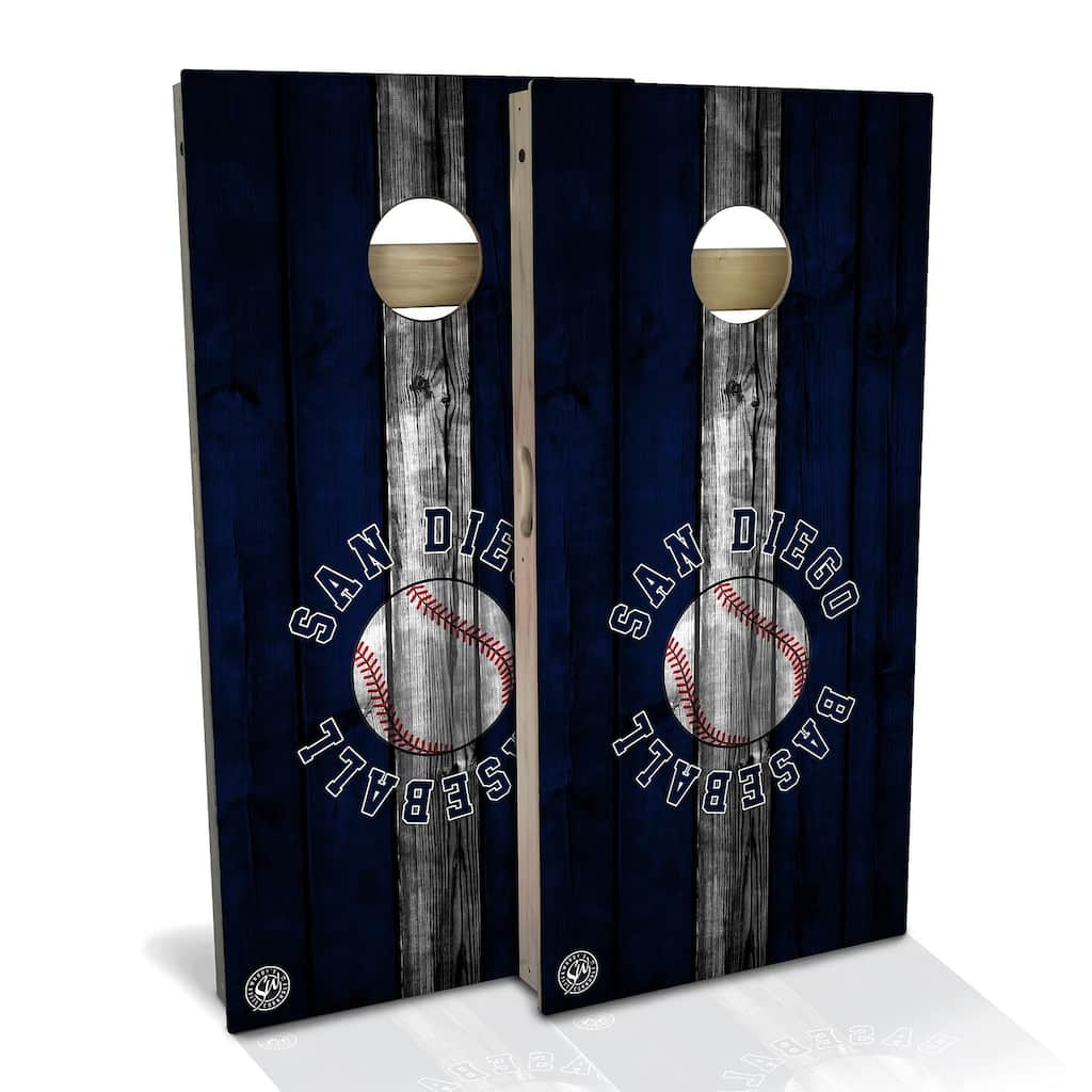 San Diego Baseball Outdoor Cornhole Board Set