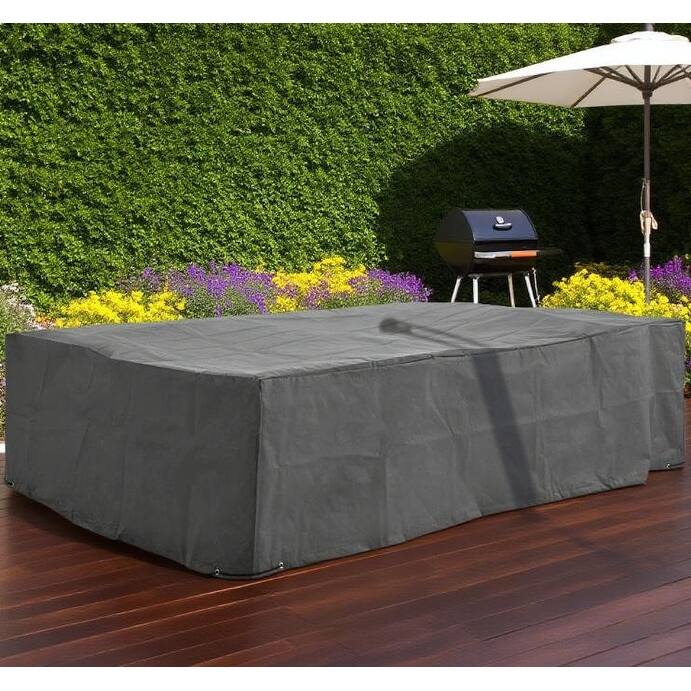 GDFStudio Outdoor Leolin Oxford Fabric Outdoor Patio Furniture Cover with PE Coating