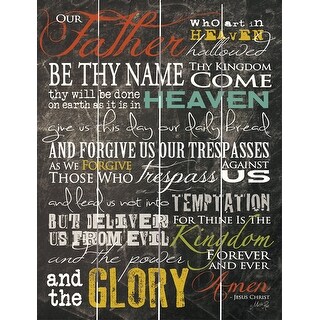 Wood Pallet Art - The Lord's Prayer - Bed Bath & Beyond - 34058659