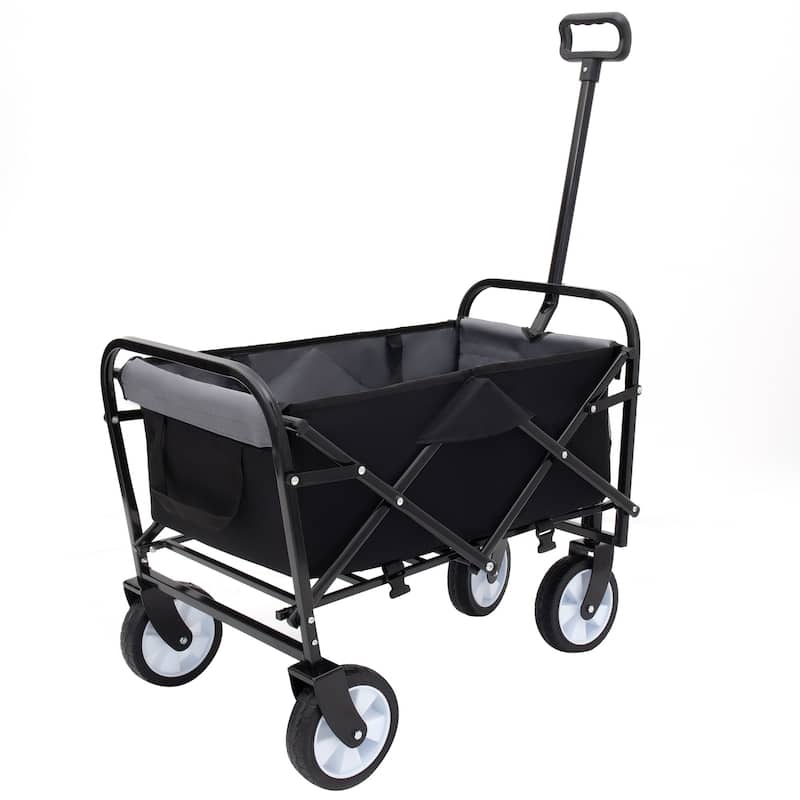 225 lb Collapsible Wagon Cart with Strapping System