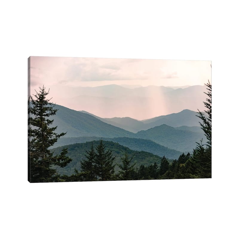 iCanvas "Smoky Mountain Pastel Sunset National Park Adventure" by Nature Magick Canvas Print
