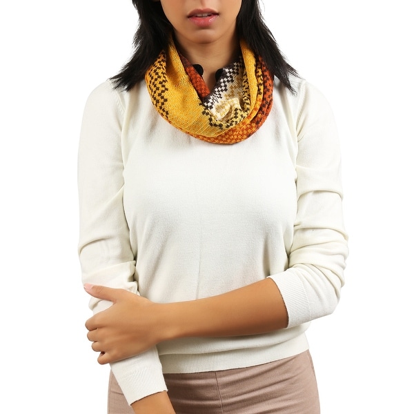 Missoni Yellow/Orange Knit Scarf - 16-72. Opens flyout.