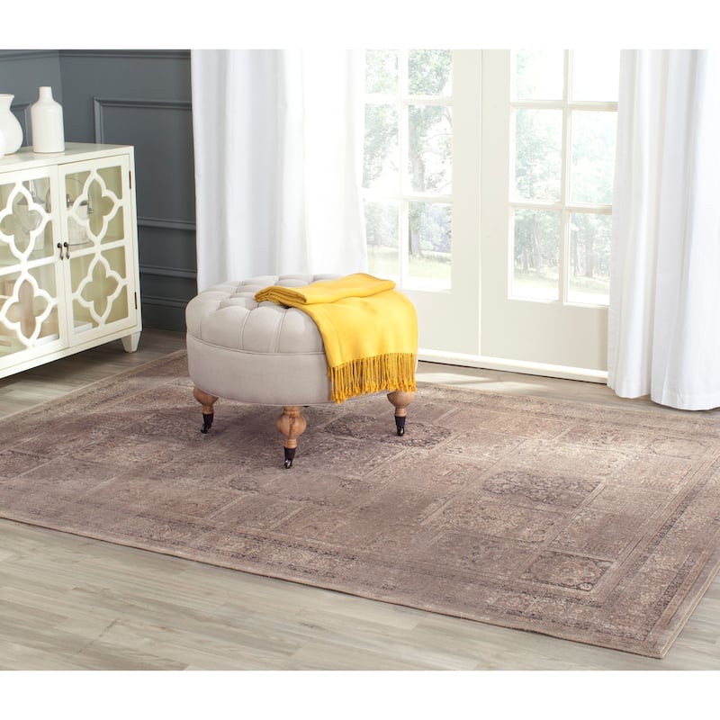 SAFAVIEH Vintage Distressed Boho Rosella Oriental Rug - 5'1" x 7'6" - Mouse