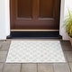 preview thumbnail 85 of 118, Machine Washable Indoor/ Outdoor Polka Dots Chantille Rug Ivory - 1'8" x 2'6"
