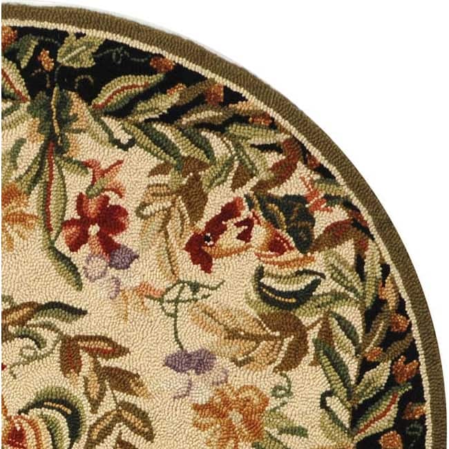 SAFAVIEH Handmade Chelsea Asmaa French Country Rooster Wool Rug