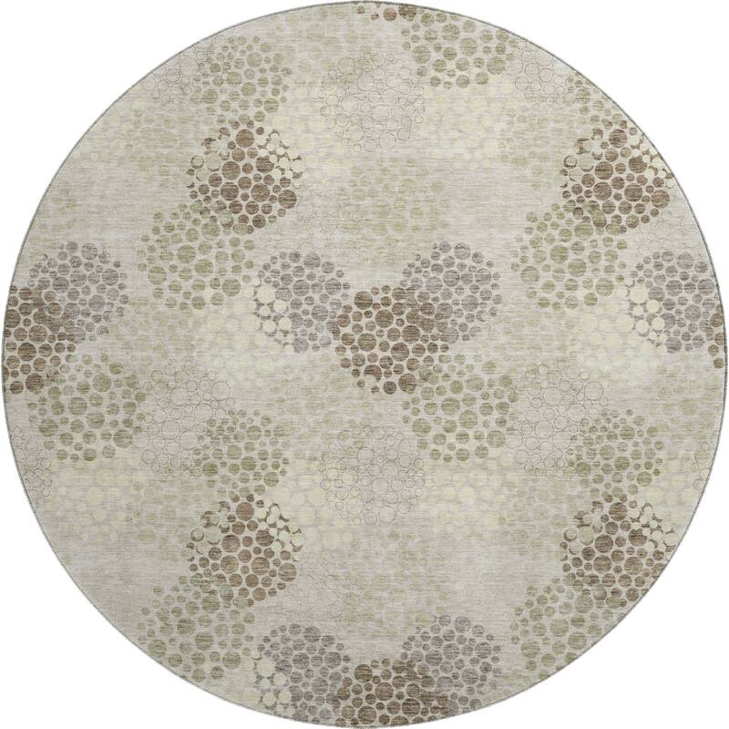 Premium Washable Super Soft Contemporary Clusters Mayfield Rug