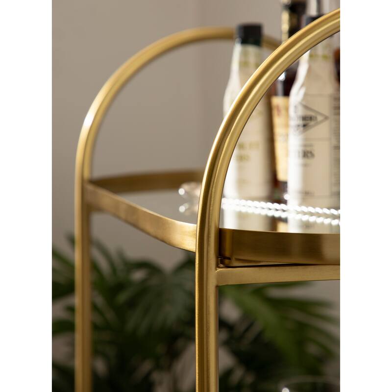 Kate and Laurel Maxfield Bar Cart - 26x13x36