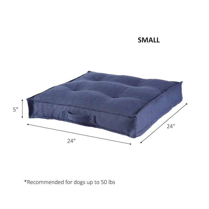 Milo Square Tufted Dog Bed