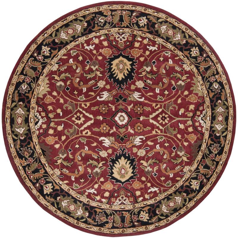 Livabliss Caesar Updated Traditional Border Area Rug