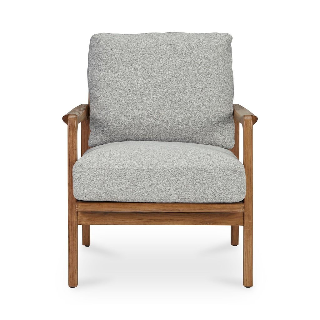 NADAAL STUDIOS Matteo, Accent Chair Cotton Blend, Heather Beige