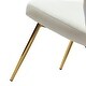 preview thumbnail 106 of 105, Luna Modern Glam Upholstered Tufted Back Side Accent Dining Chair with Small Base by HULALA HOME