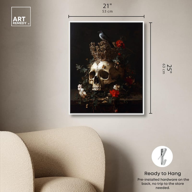 Skull's Legacy Canvas by Art Remedy