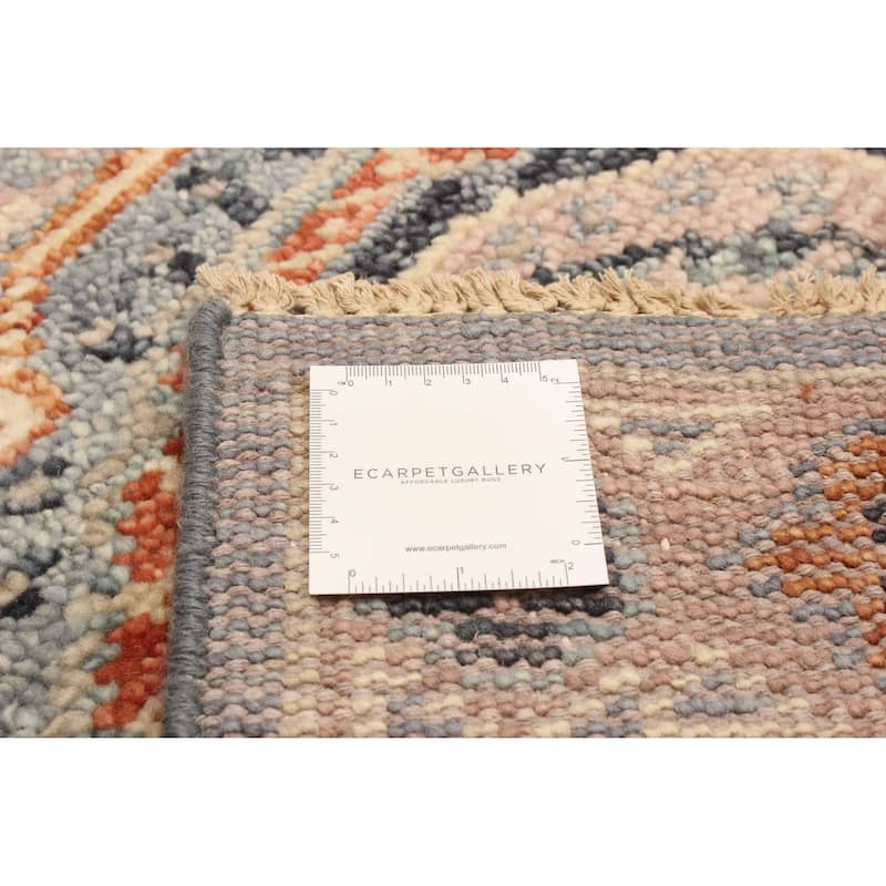 ECARPETGALLERY Hand-knotted Jules Serapi Light Denim Blue Wool Rug - 8'1 x 2'7