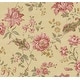 preview thumbnail 2 of 4, Seabrook Designs Niketa Floral Trail Unpasted Wallpaper 27 in. W x 27 ft. L - Metallic Parchment & Raspberry