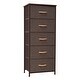 preview thumbnail 14 of 86, Contemporary 5-drawer Chest Vertical Storage Tower- Fabric Dresser