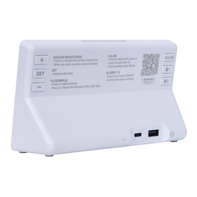 La Crosse Technology 617-149 Digital Alarm with Changing Color Light