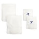 preview thumbnail 18 of 26, Sweet Kids 2-piece White Turkish Cotton Bath and Hand Towel Set with Royal Blue Monogrammed Initial K - White