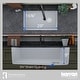 preview thumbnail 43 of 59, Karran Undermount Quartz Single-bowl Kitchen Sink