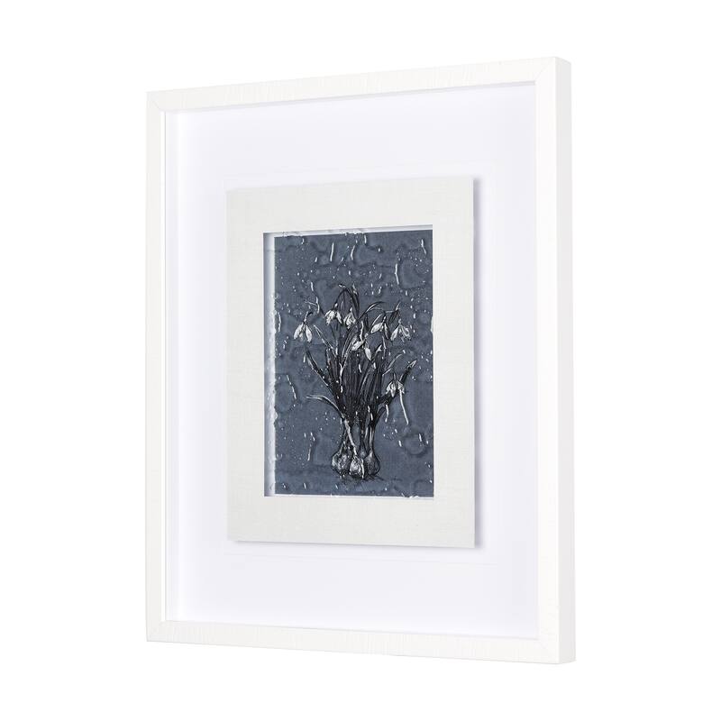 Botanical Sketches VI (Blue) Framed Art Print