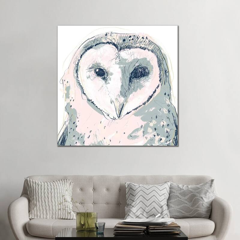 iCanvas "Funky Owl Portrait I" by June Erica Vess Canvas Print