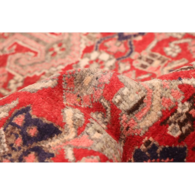 ECARPETGALLERY Hand-knotted Andelz Red Wool Rug - 3'3 x 9'2