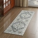 preview thumbnail 4 of 14, Non-Slip Machine Washable Grey Yellow Cream Multicolor Area Rug