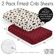 preview thumbnail 6 of 4, Wild West Collection Boy Girl 2 Pack Fitted Crib Sheets Gender Neutral Southern Cowboy Country Red Brown Cream Off White Animal