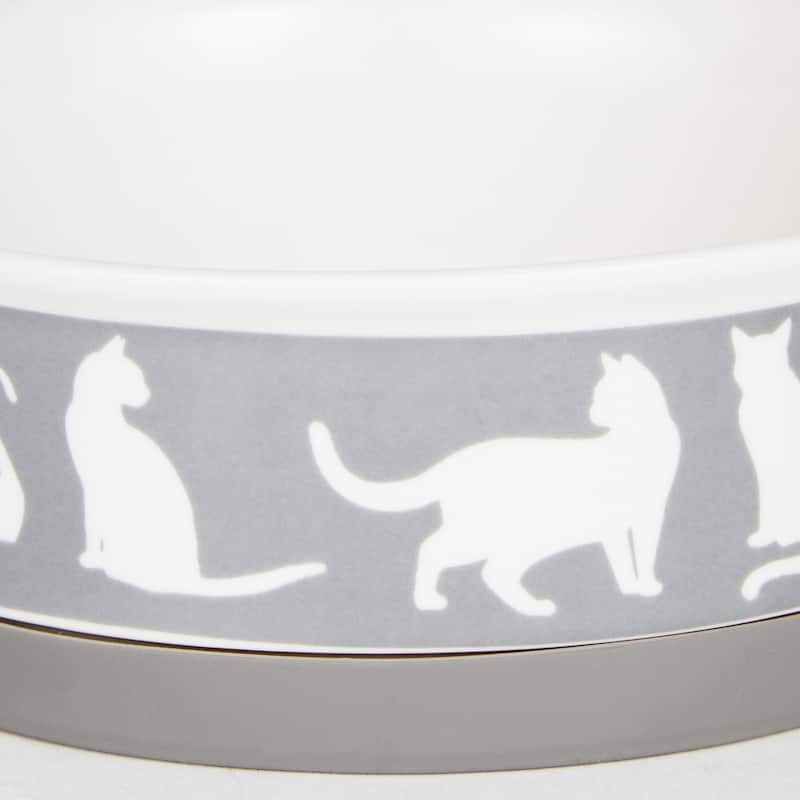 Bone Dry Pet Bowl Cats Meow (Set of 2)