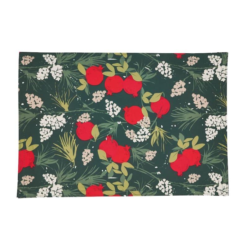 Pomegranate Design Holiday Placemats (Set of 4)