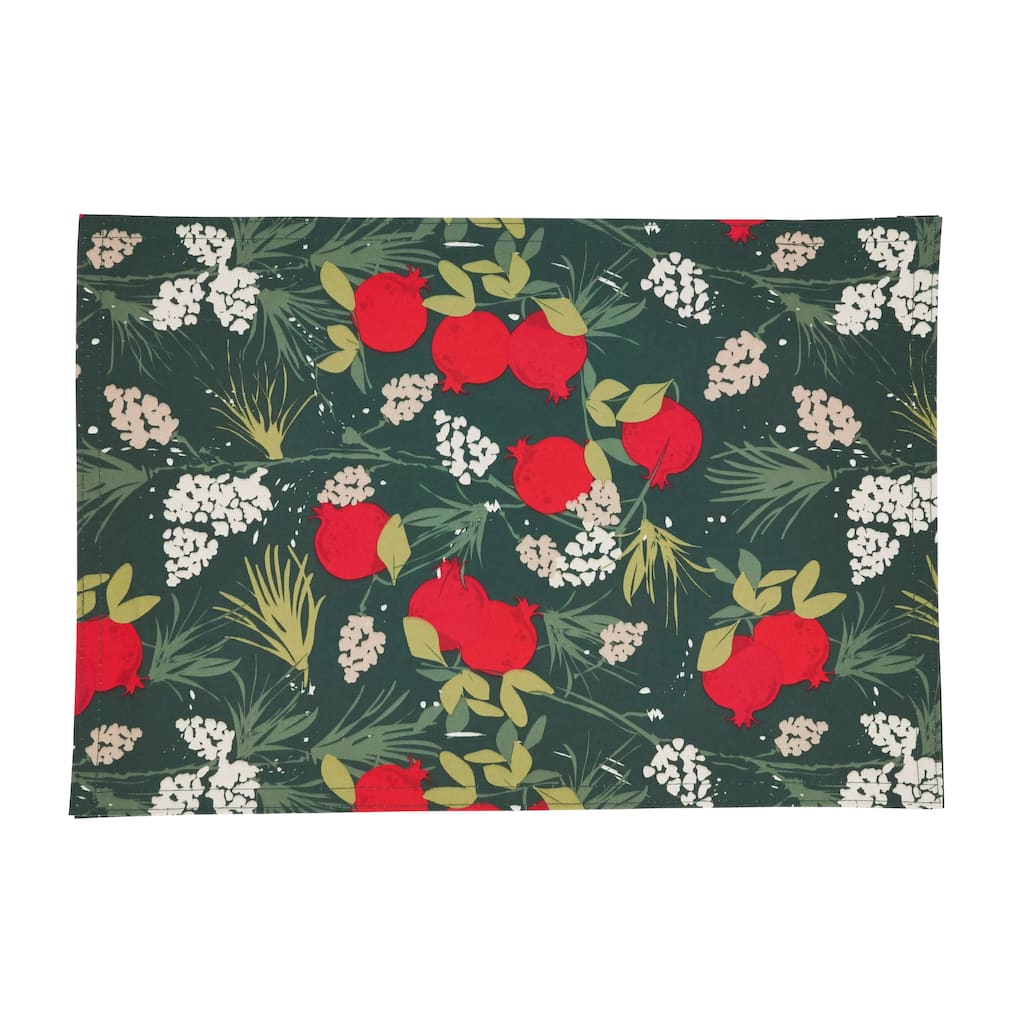 Pomegranate Design Holiday Placemats (Set of 4)