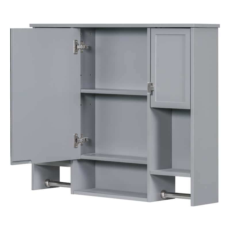 Plywood Freestanding Bathroom Vanity Set in Maple with Integrated Ceramic Sink with Drain - 36" x 18"