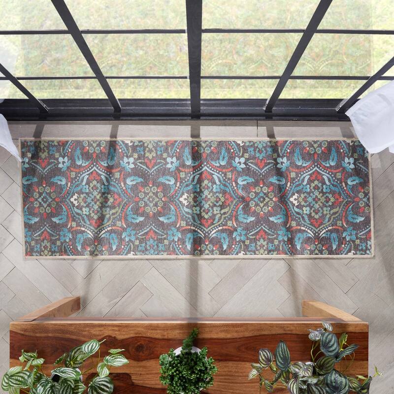 Well Woven Kings Court Florence Tile Multi-Medallion Modern Area Rug